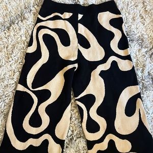 Everyday Illusion Psychedelic Swirl Knit Trousers
